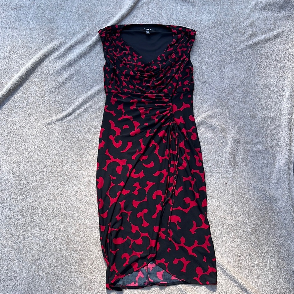 Black and red dress
